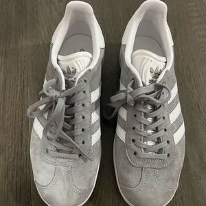 Adidas Grey Gazelle Sneakers US size 5